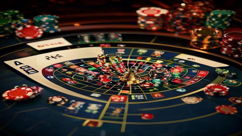 Bàn baccarat live với bảng kết quả